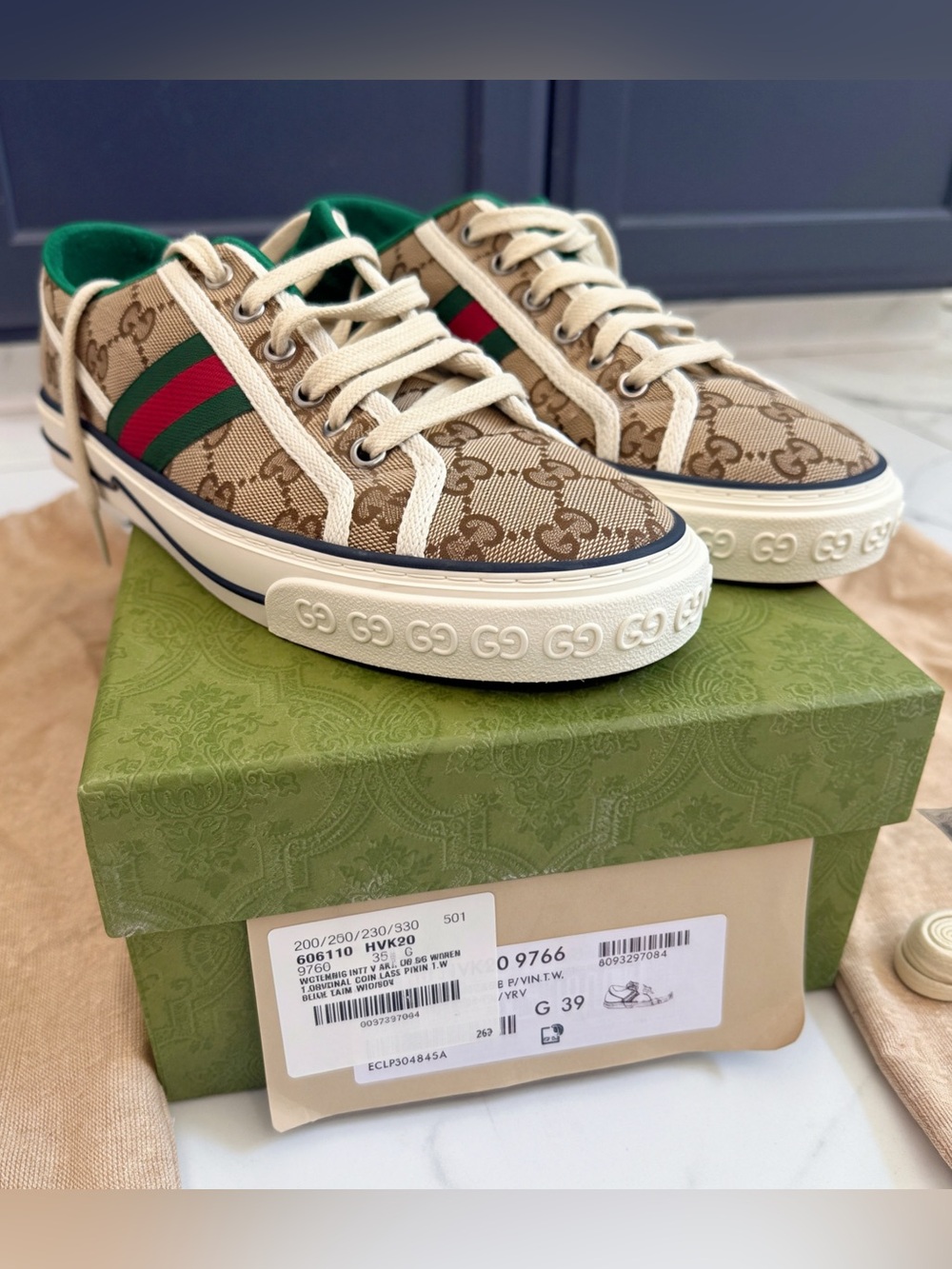 Gucci Tennis 1977 GG Canvas Sneakers | Women’s | Like New | EU 39